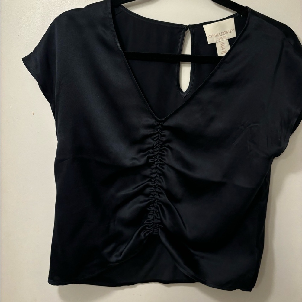 Cynthia Rowley 100% Silk Blouse